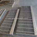 Escalera de rejilla de barra de acero galvanizado G255 / 30/100